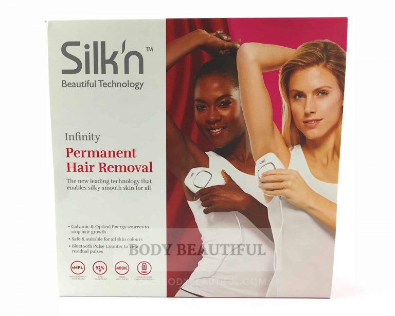 The box of the Silkn Infinity says "Permanent hair removal" but it really gives permanent hair reduction.