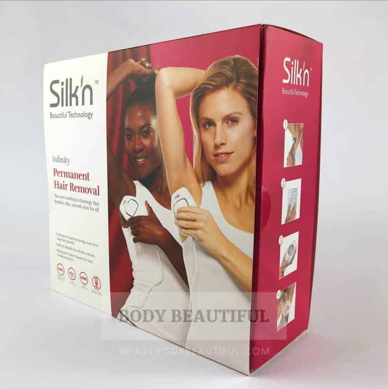 Photo of the Silkn Infinity box front.