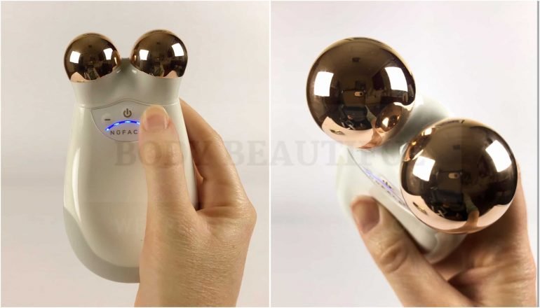 Nuface Trinity microcurrent anti-aging device review by WeAreBodyBeautiful.com - for a healthier, younger, lifted appearance.