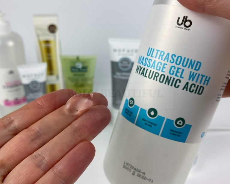 UB ultrasound gel with Hyaluronic acid Nuface primer alternative