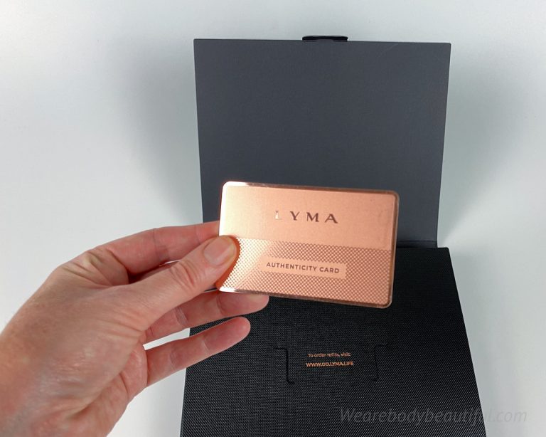 LYMA know how to make you feel special with a rose-gold member id card. It’s made of metal. Probably not genuine rose-gold, but maybe considering the price of this kit 🤭…